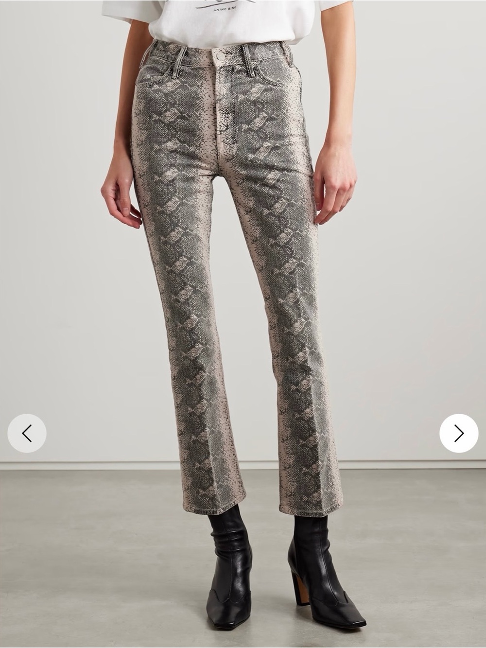 MOTHER The Hustler Flood Boa Babe Flare Jean size 25 - Picture 2 of 4